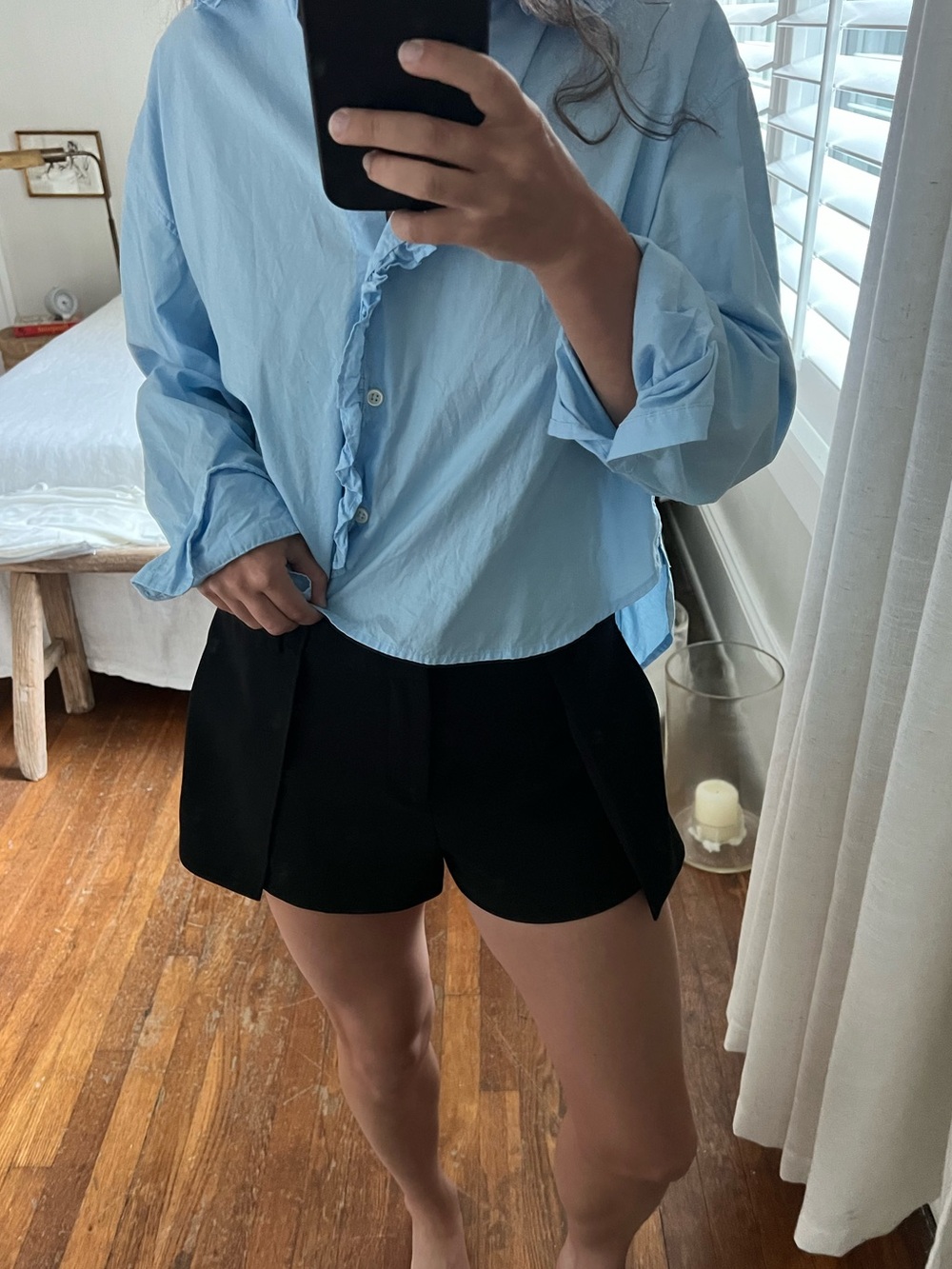 Zara Black Shorts